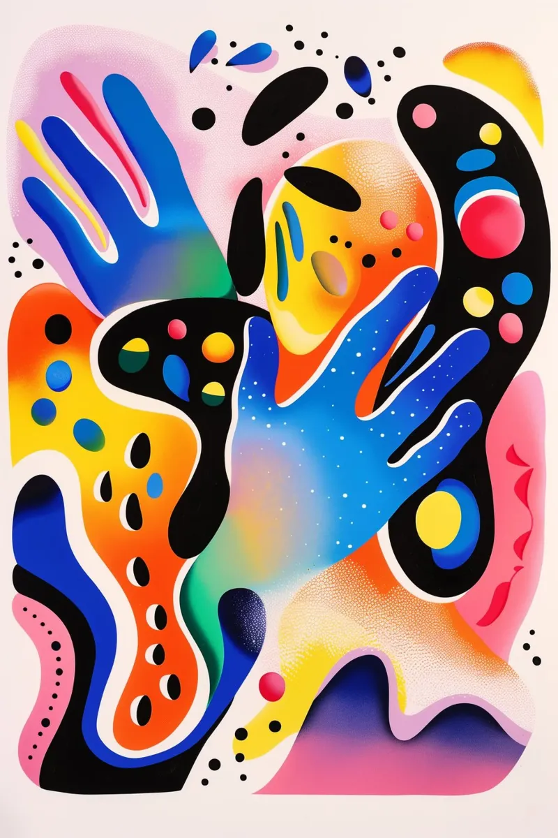 Cosmic Hands carta hahnemühle da LeDieg