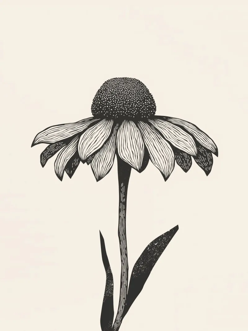 Echinocea poster da Indigo Rain
