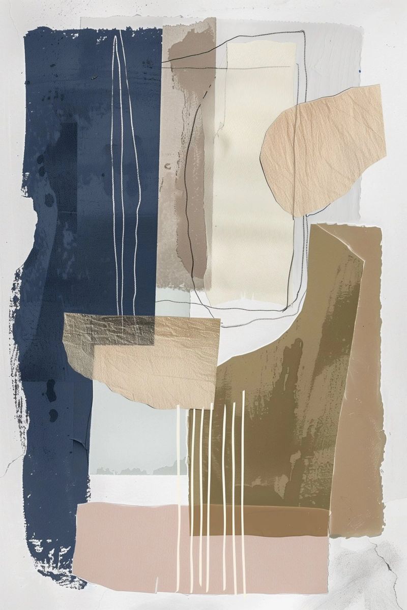 Copper and blue poster by LeDieg