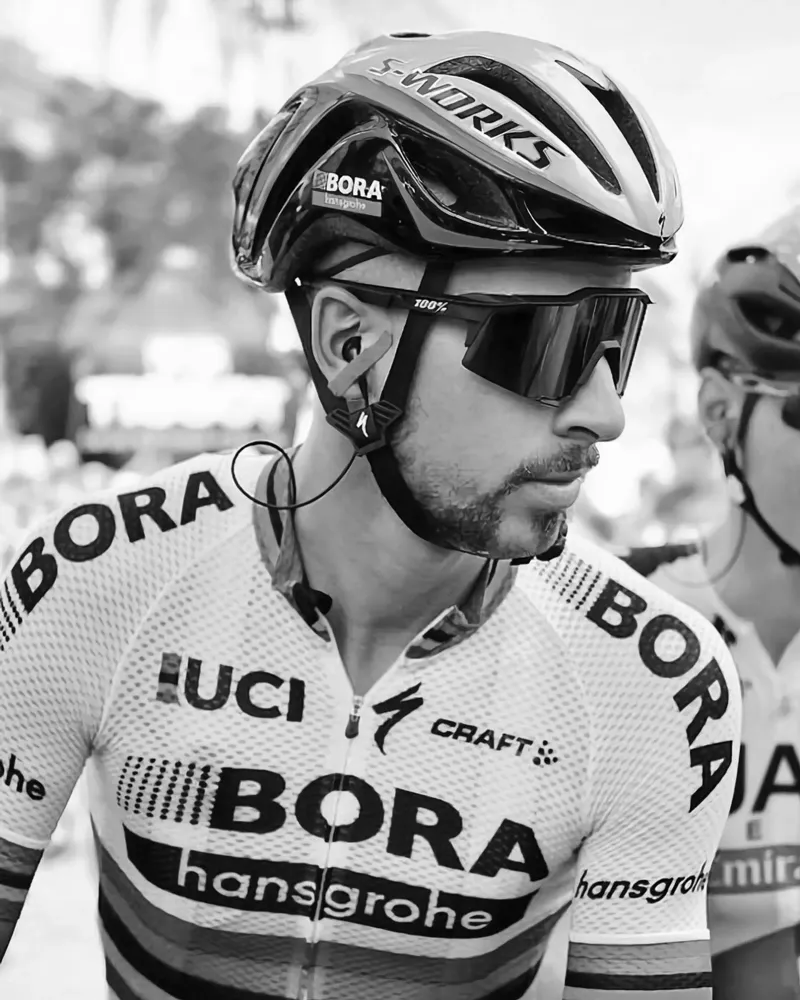 peter sagan is the most successful and charismatic cyclist canvas with Floater frame by addelia shope