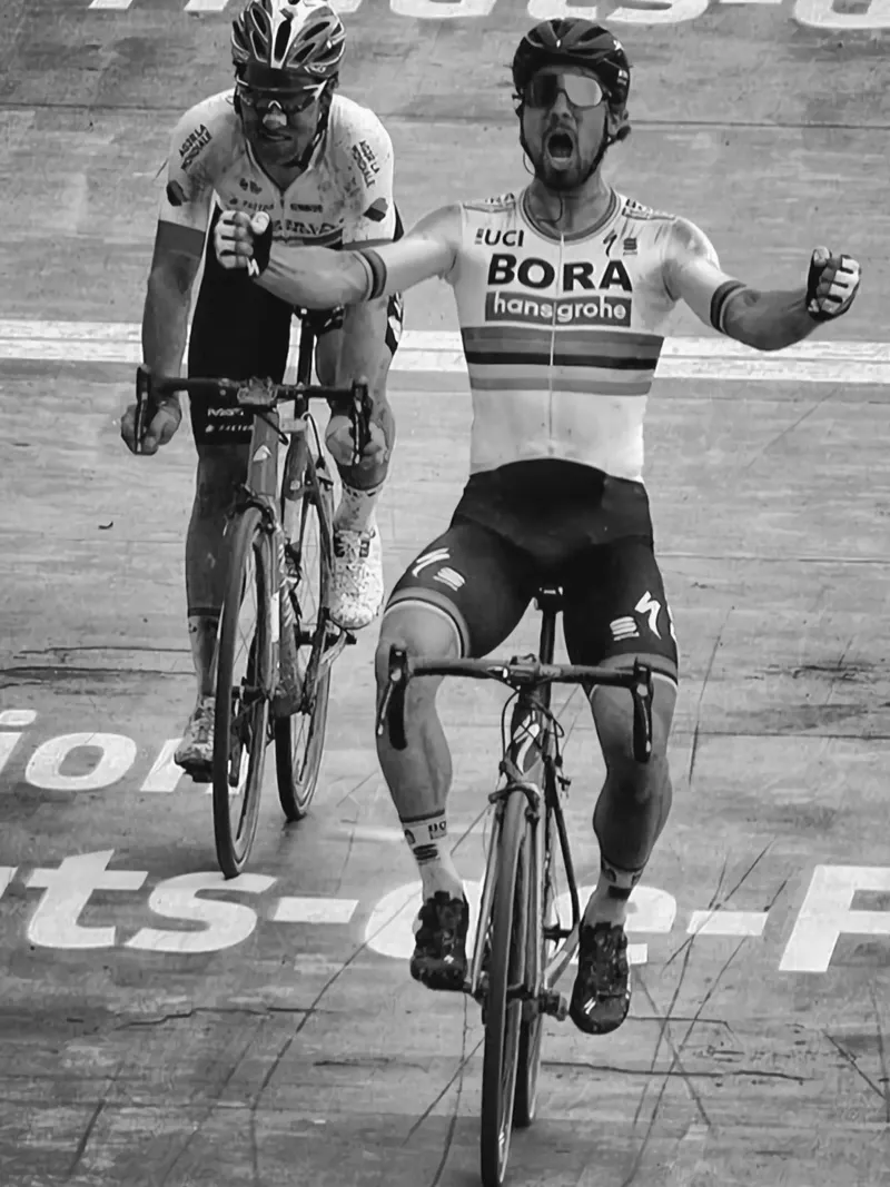 peter sagan wint parijs-roubaix canvas met Baklijst van addelia shope