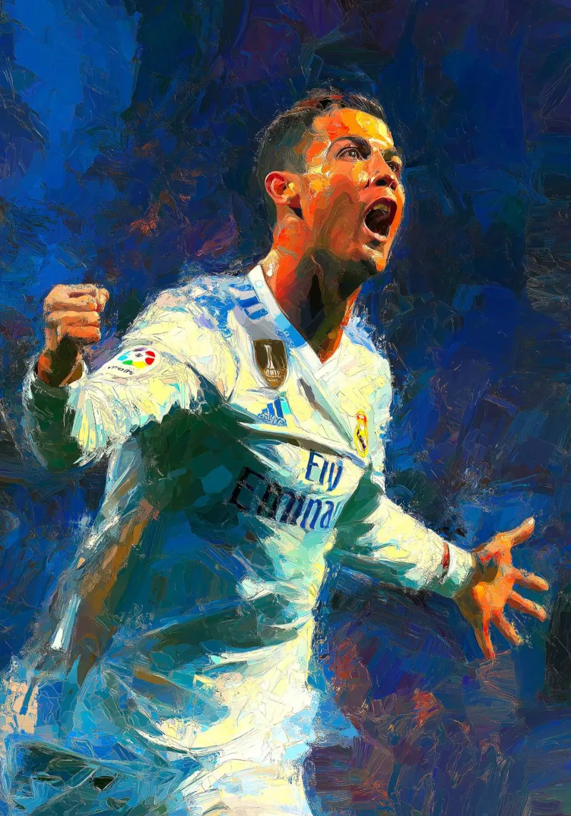 Cristiano Ronaldo CR7 poster da Fleur de Lys