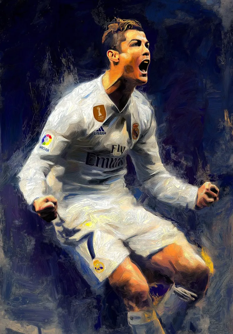 Cristiano Ronaldo CR7 poster con telaio in plastica da Fleur de Lys