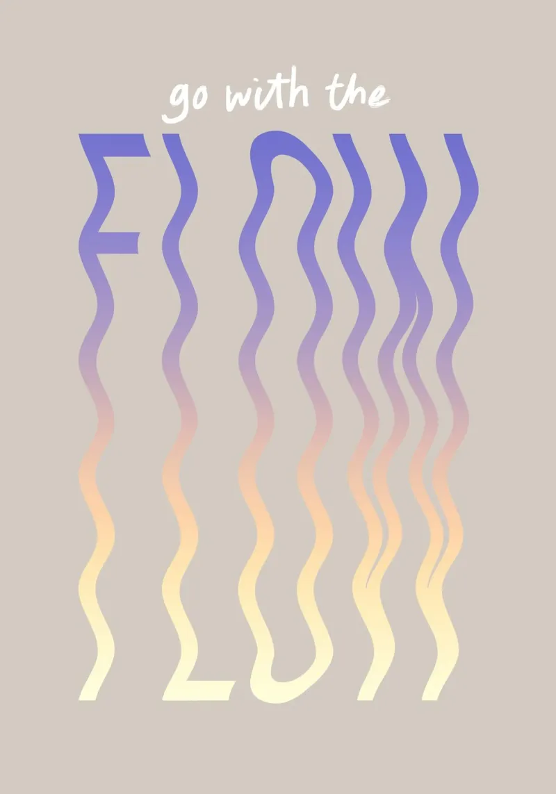 Go with the flow plexiglas de Le club Club