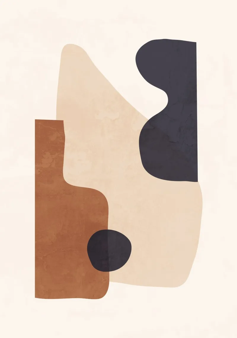 Abstract Minimal Shapes 32 canvas by ThingDesign