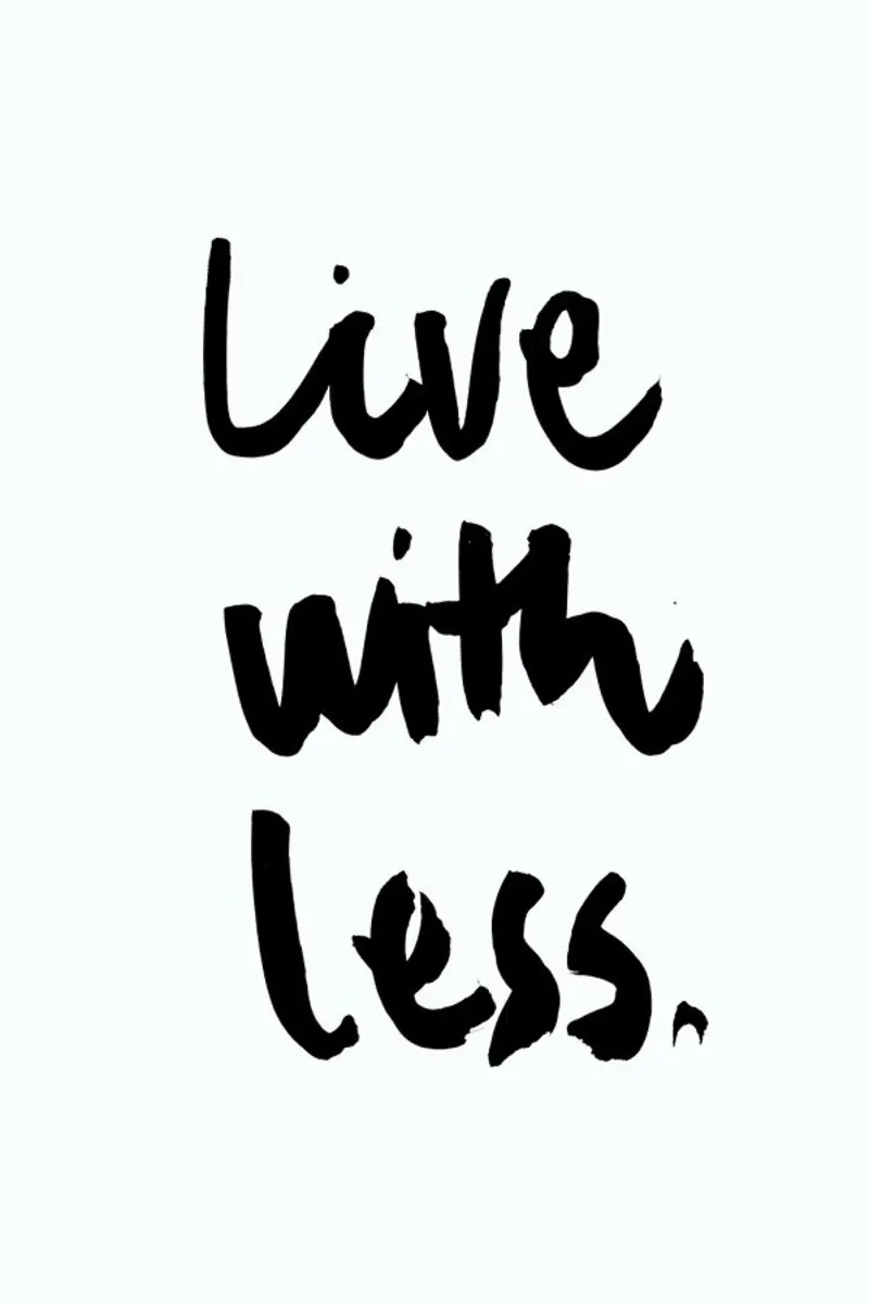 Live with Less pellicola backlit da RK Design