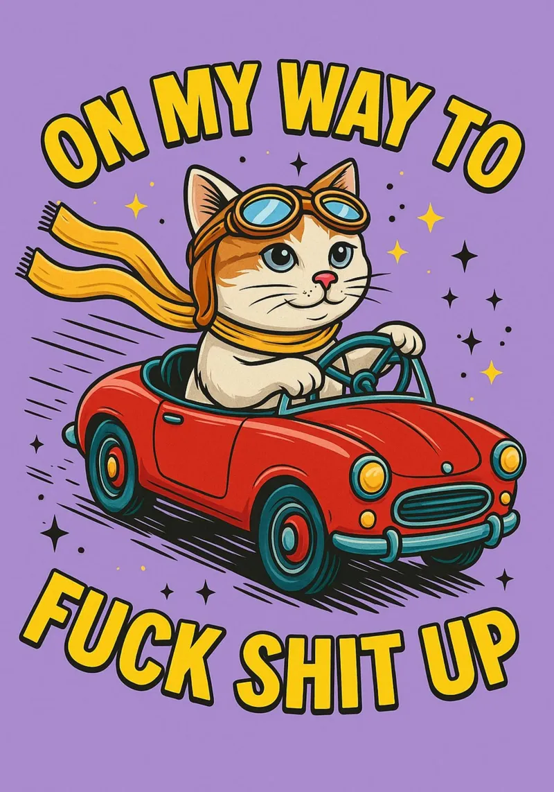sul mio wat al gatto poster da paroongs