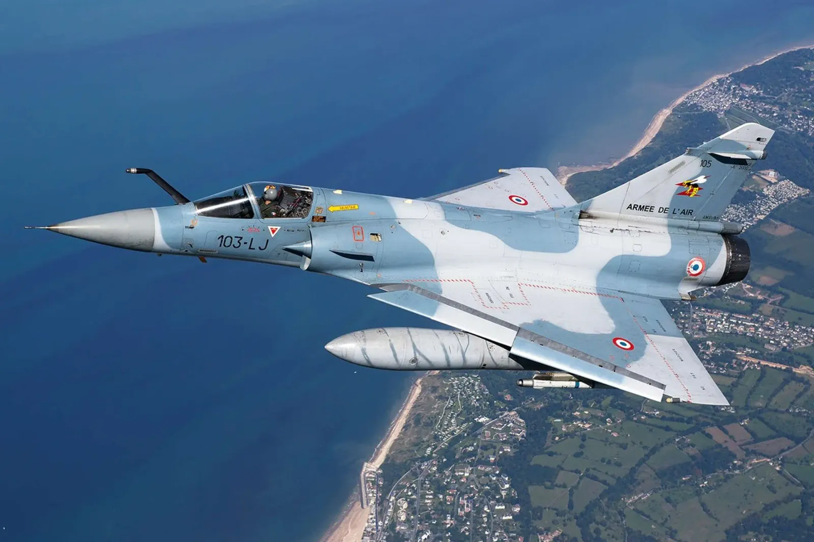 Mirage 2000C poster con telaio in plastica da June Jordan