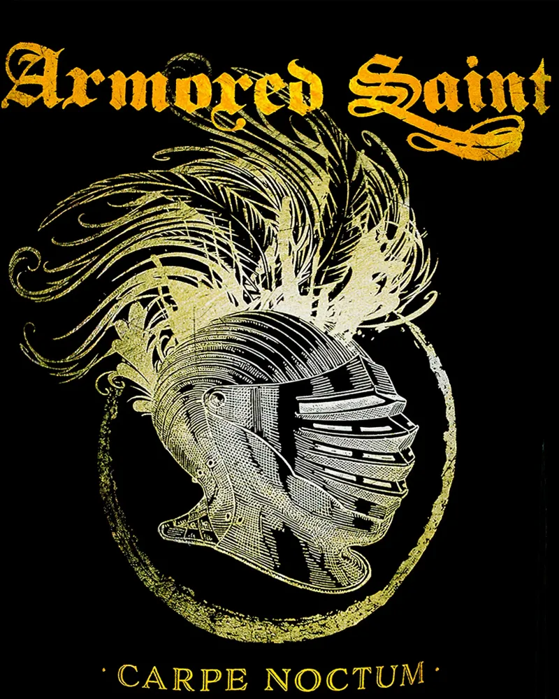 Santo corazzato Carpe Noctum poster da andrea boceli
