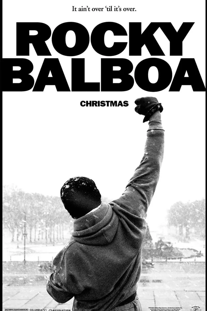 Rocky Balboa tela con Cornice a cassetta da Brant Varner