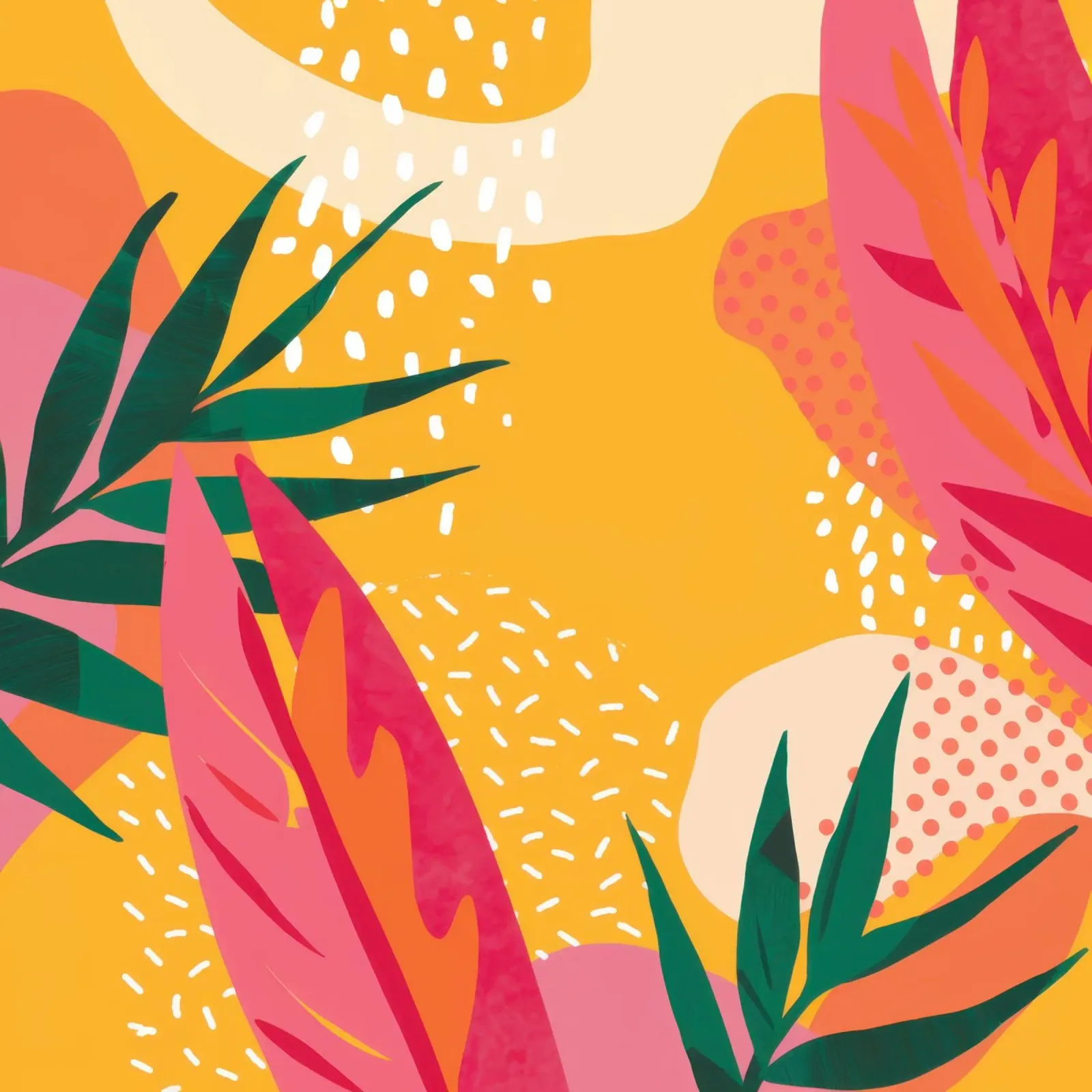 Collage di tramonti tropicali poster da Autumn Season
