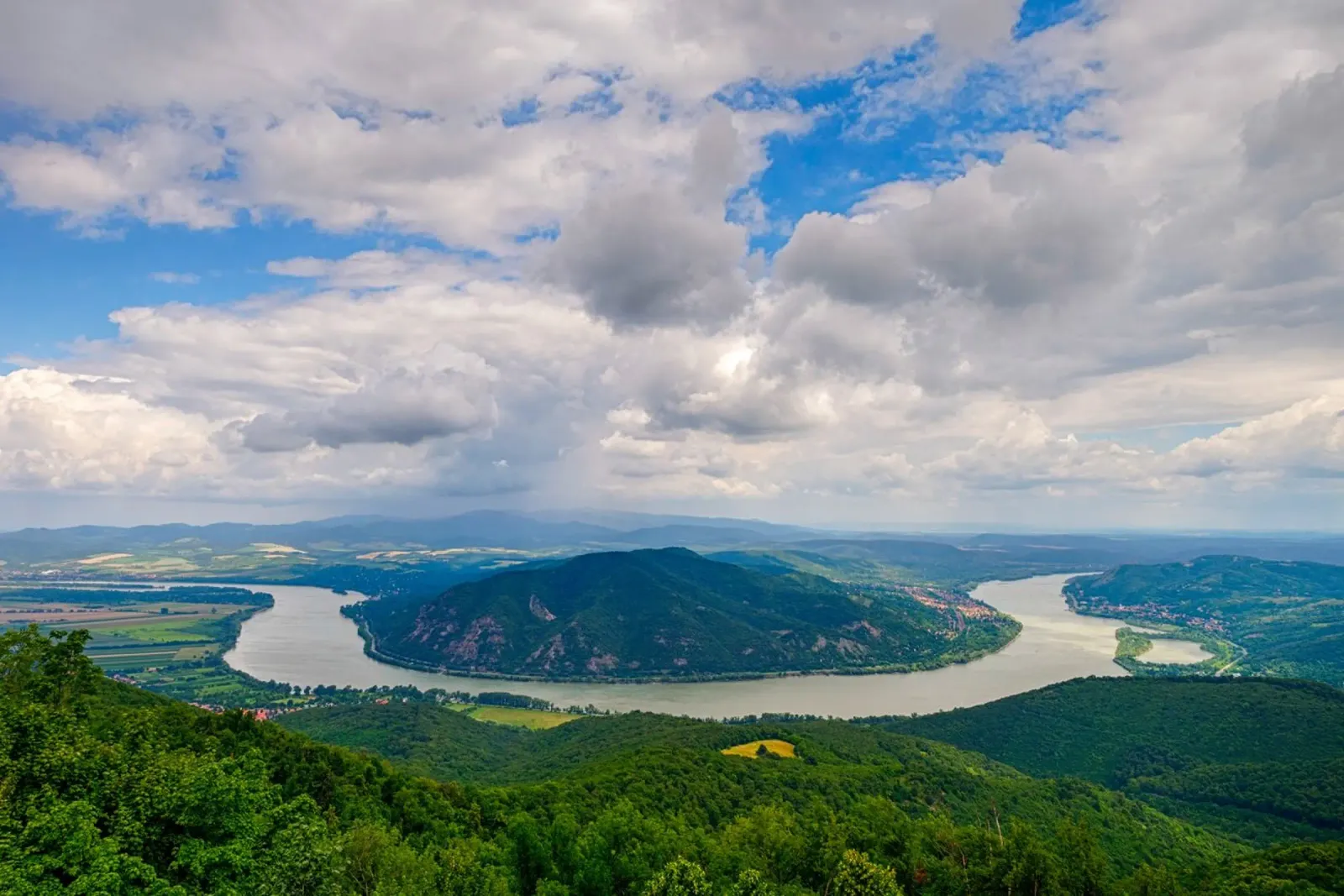 Ansa del Danubio in Ungheria tela con Cornice a cassetta da anderm