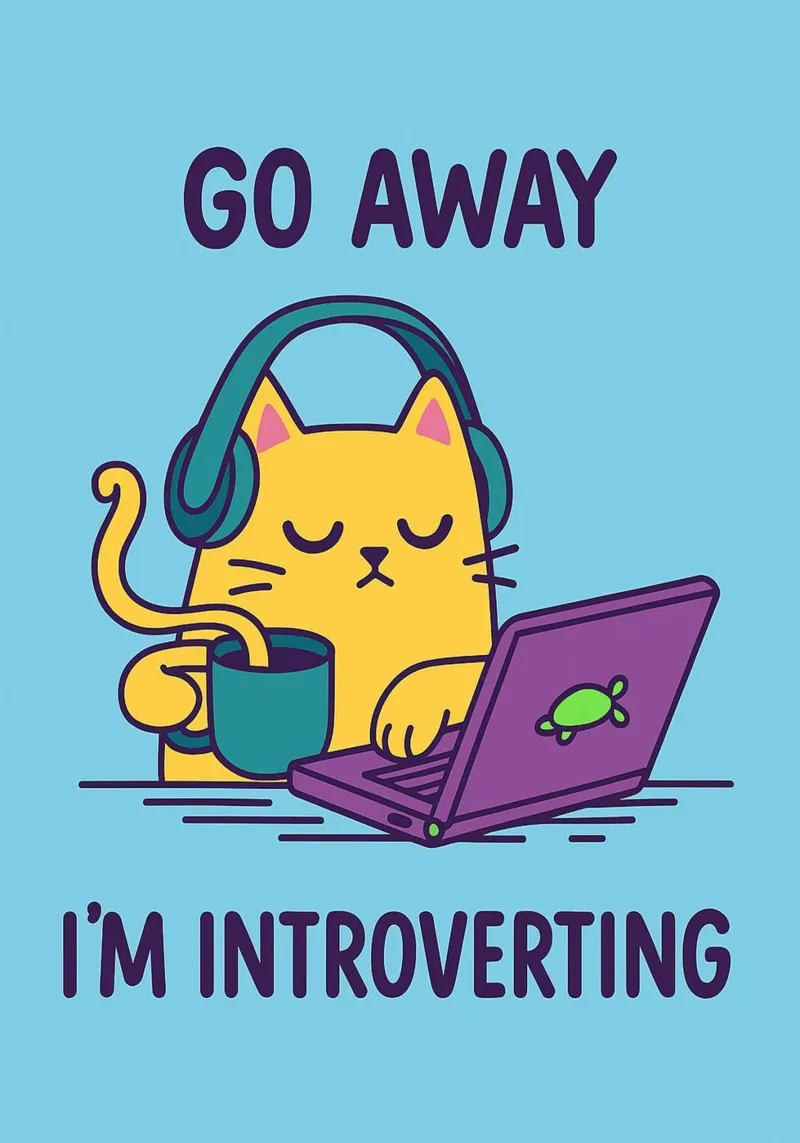Sono contro i gatti stupidi poster da bojoonxs