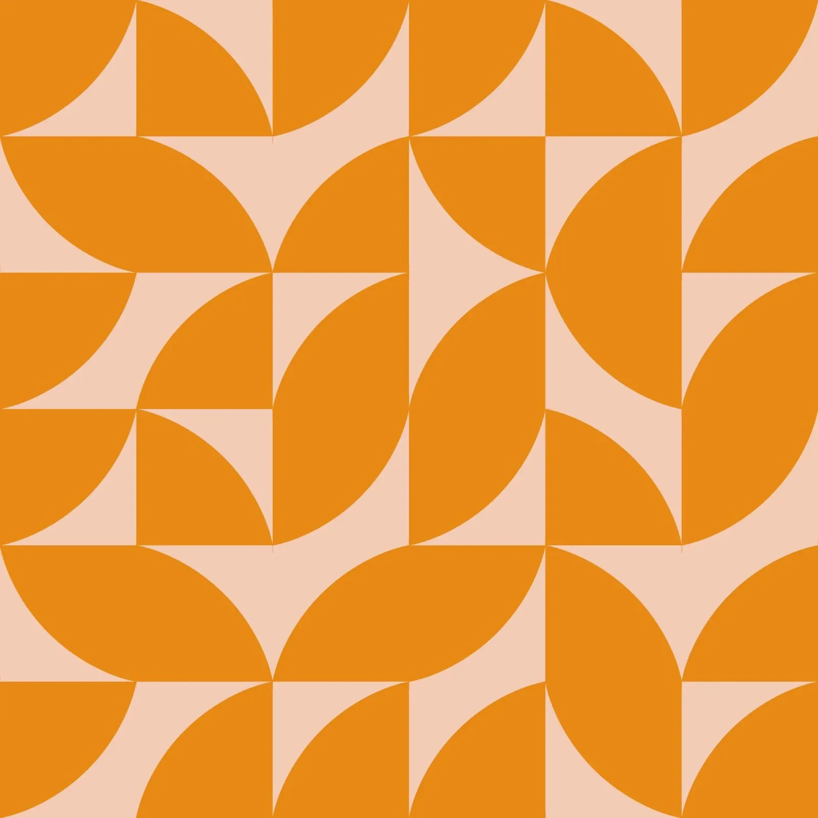 A fette in arancione poster con telaio in plastica da MirimoArt