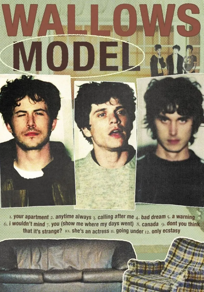 Sussurri di cuori indie poster con telaio in alluminio da ktlocb