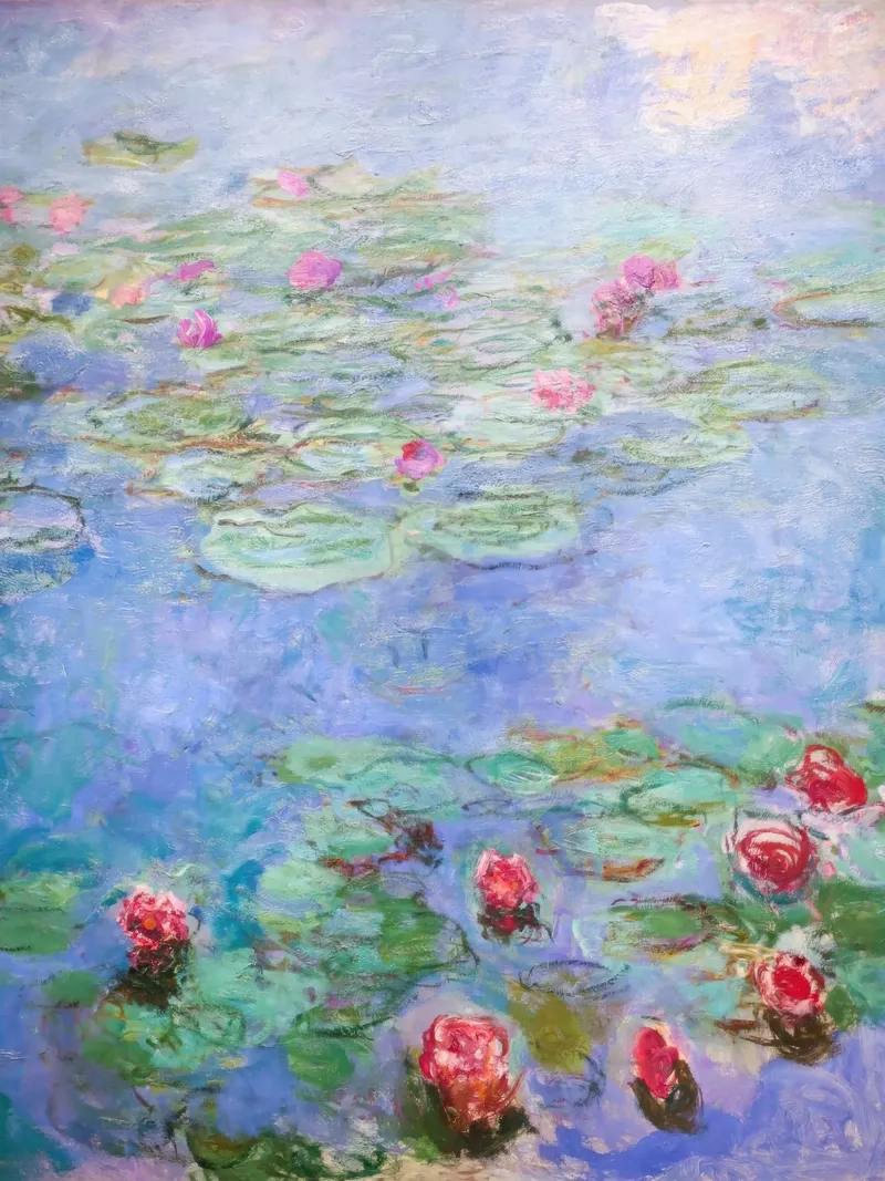 Claude monet Ninfee 8 poster con telaio in alluminio da clay bobby