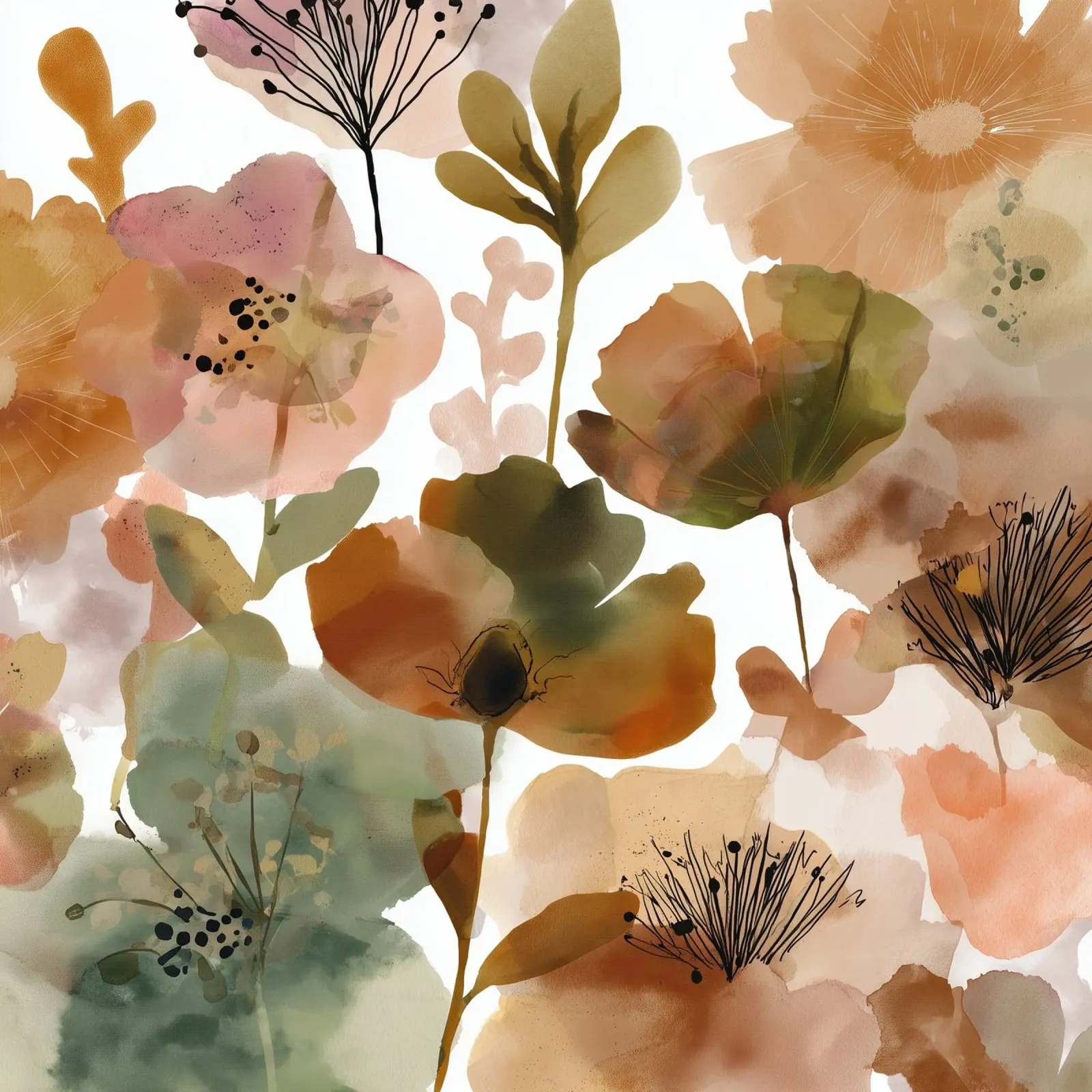 Pillow Pattern No 16 poster con telaio in alluminio da treechild