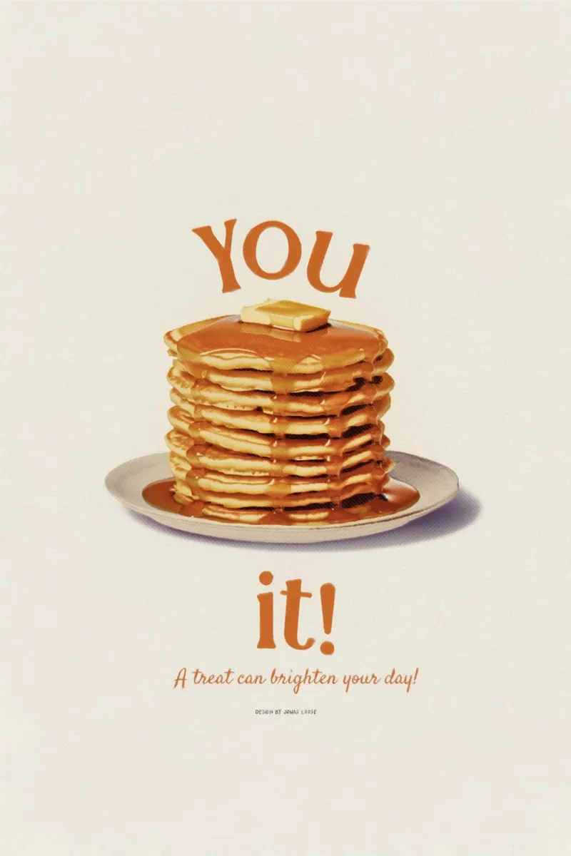You Pancake it poster da Jonas Loose