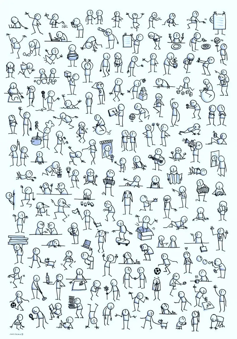 multi posture poster con telaio in alluminio da lily