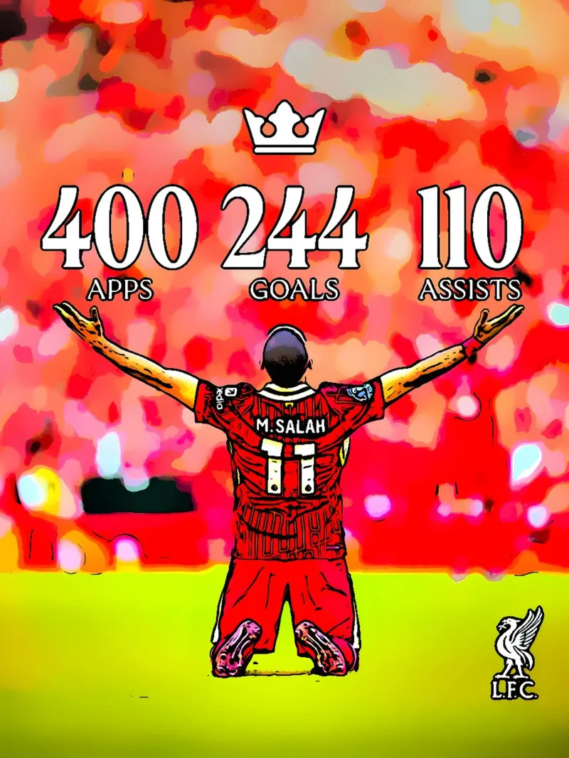 Los increíbles logros de Mohamed Salah con el Liverpool poster de dark eagle