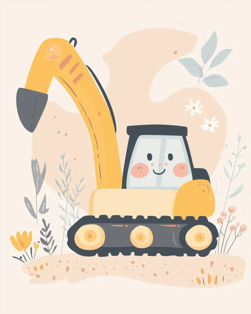 Escavatore estroso poster da Happy Littles