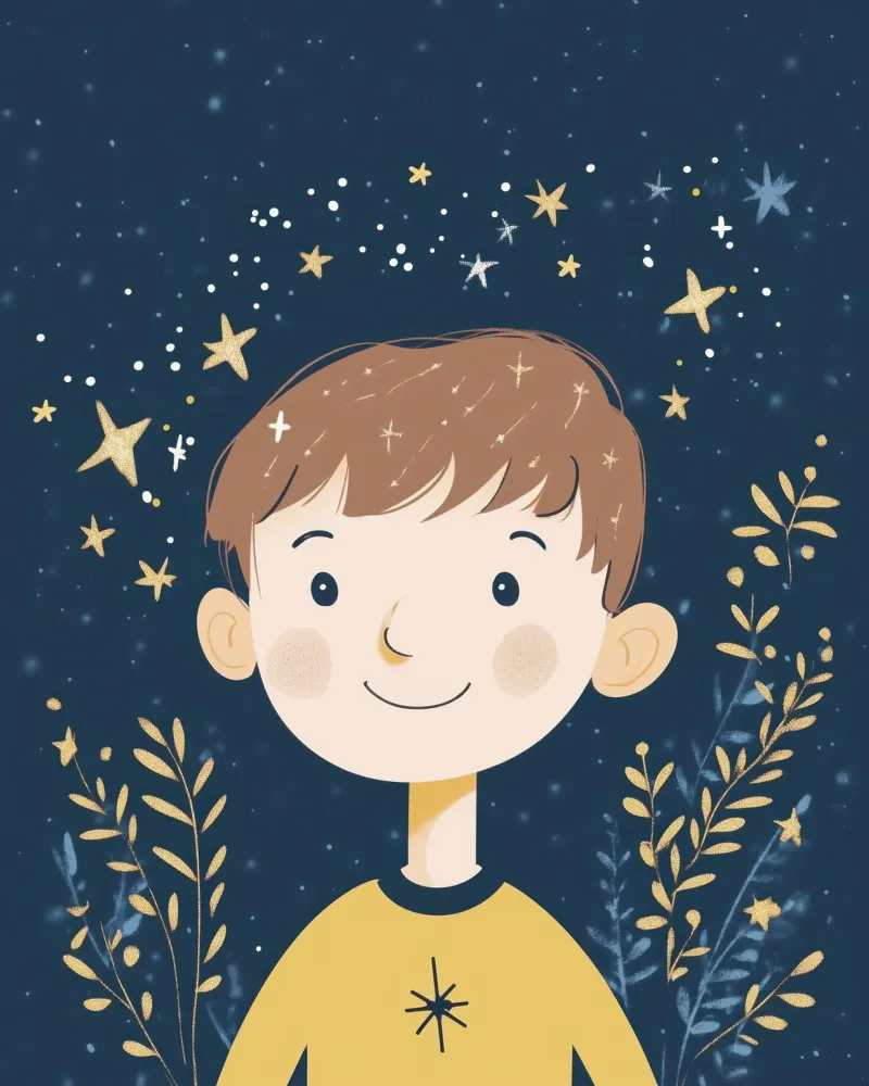 Ragazzo stravagante poster con telaio in plastica da Happy Littles