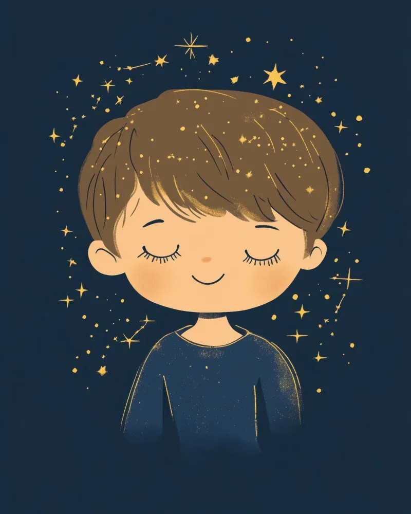 Ragazzo stravagante poster con telaio in plastica da Happy Littles