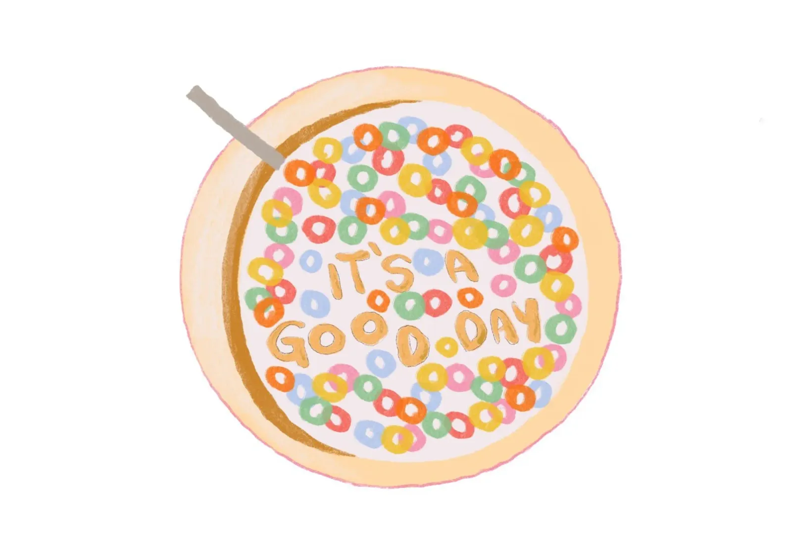 Poster per cereali It's a Good Day, Foodie Art, Colazione poster da vintagepod