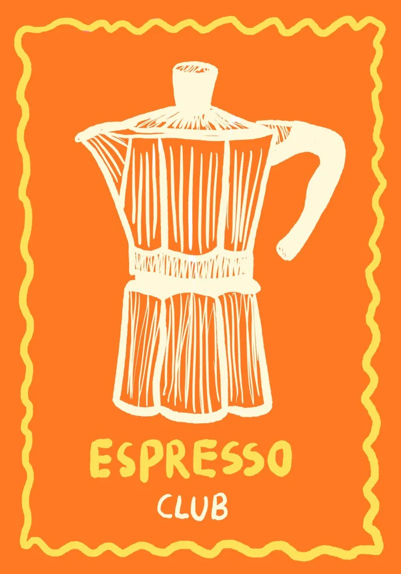 Espresso Orange pellicola backlit da Studio Dolci