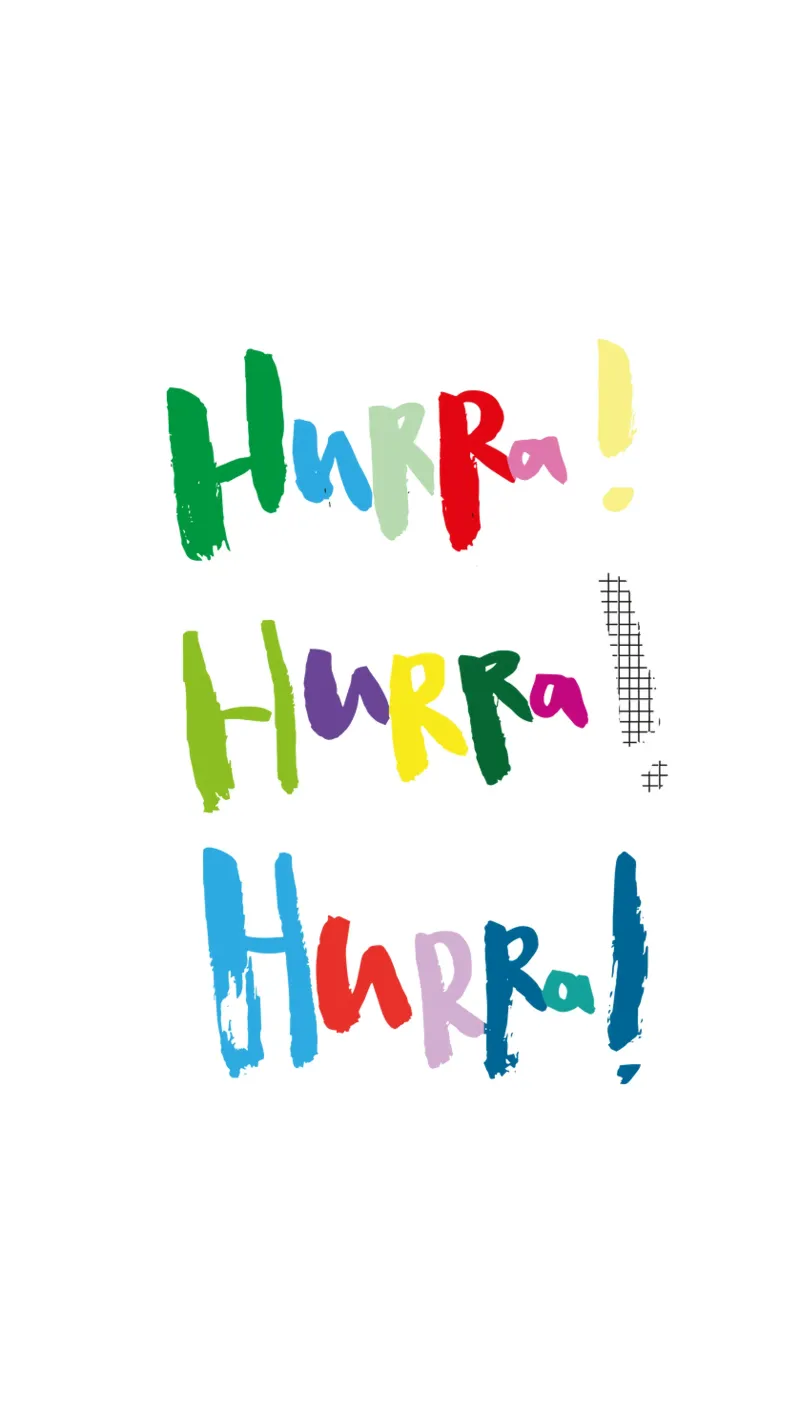 Hurra x3 pellicola backlit da Brushmeetspaper