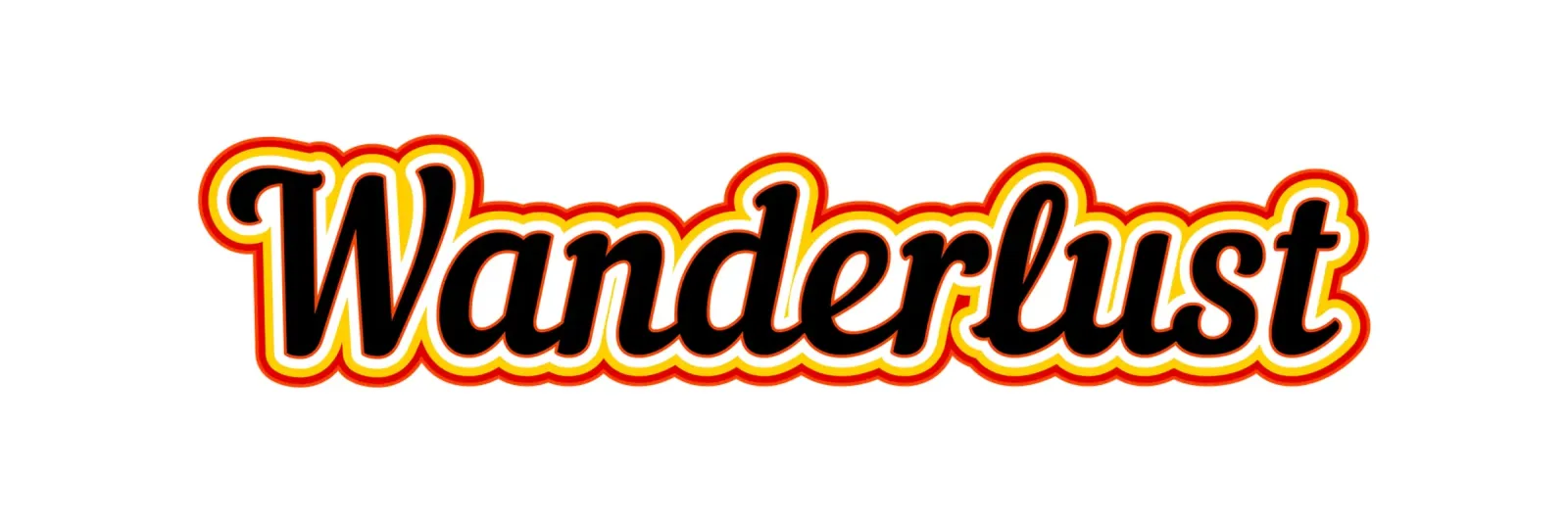 Etichetta Wanderlust poster da Mariel Toigo