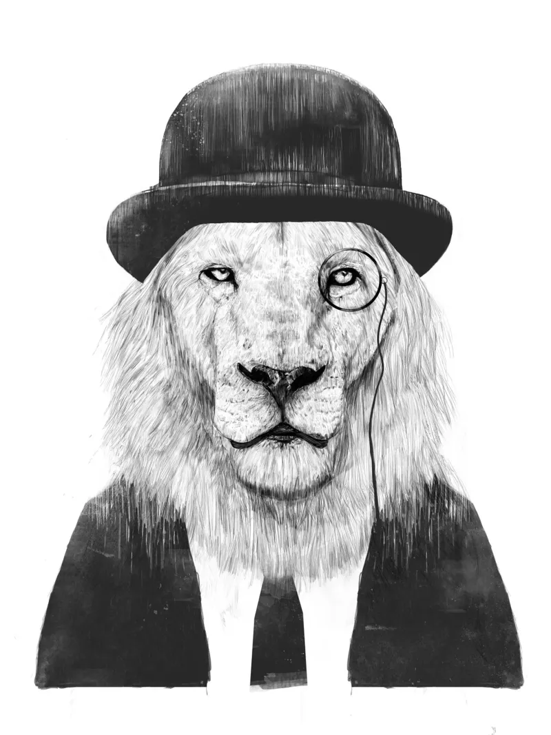 Sir Lion pellicola backlit da Balazs Solti