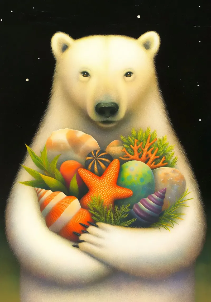 Orso polare poster da Stellar Creative