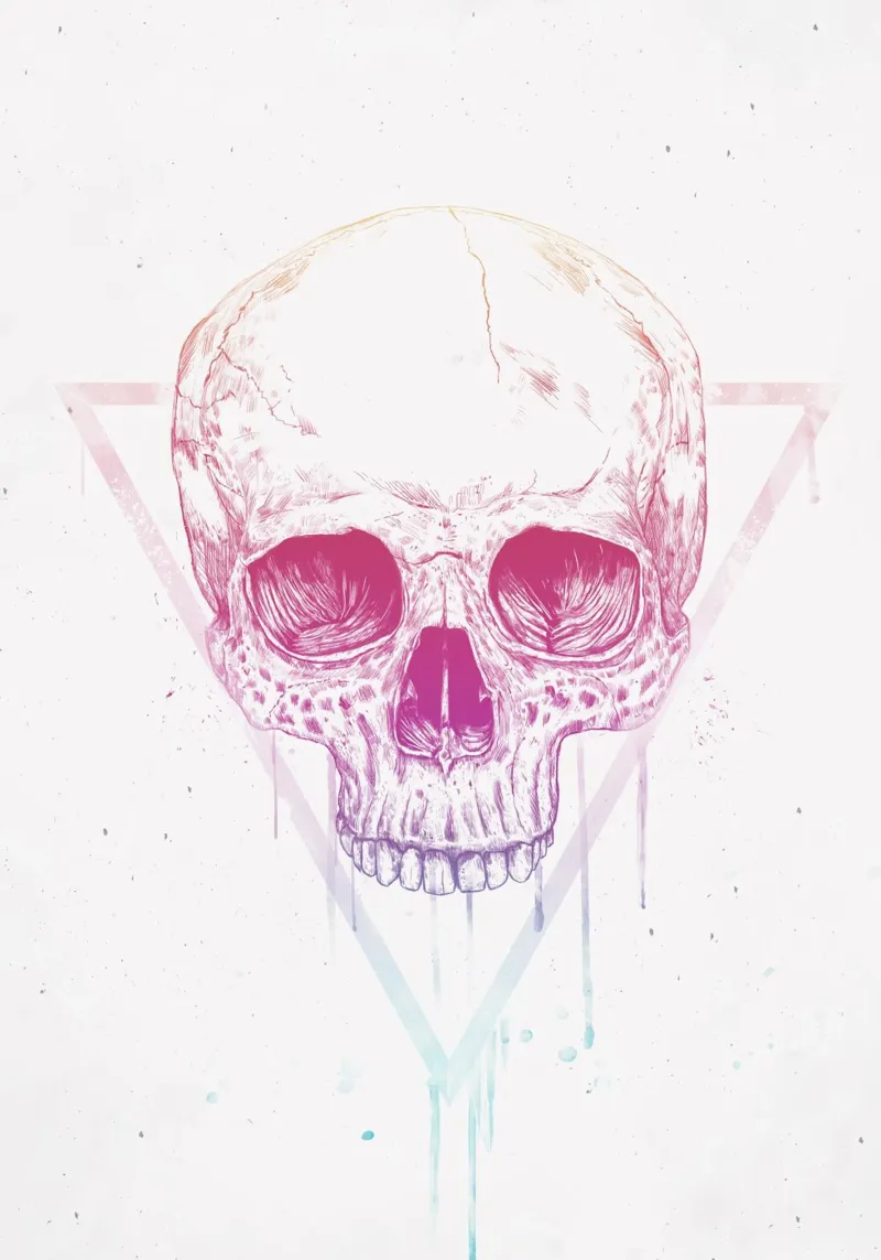 Skull in a triangle pannello forex da Balazs Solti