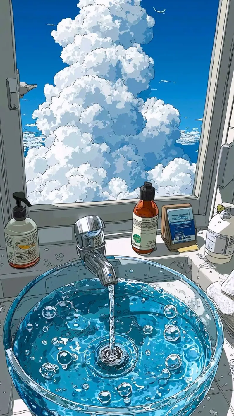 home cloud window poster con telaio in plastica da carsa