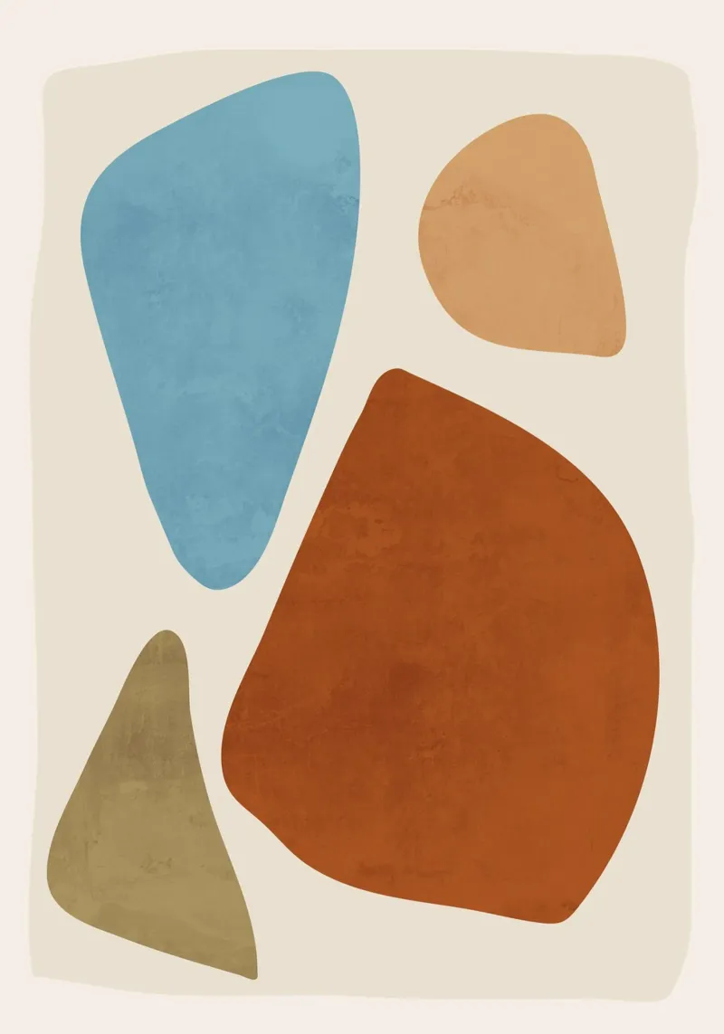 Formes abstraites 48 poster de ThingDesign