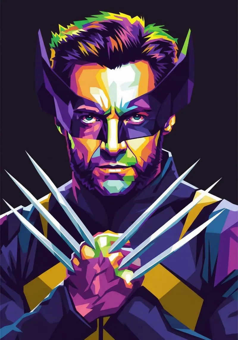 X-MEN Hugh Jackman poster da Hantamrata