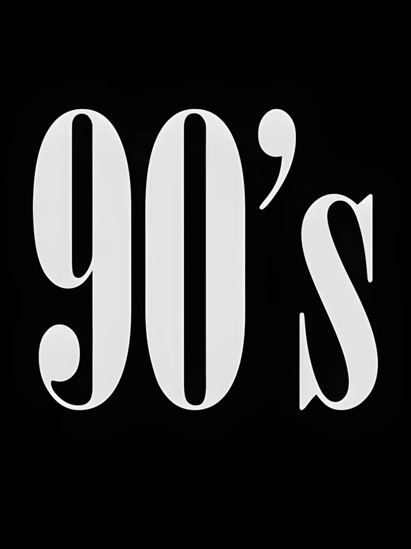 90's poster da Type & Tape