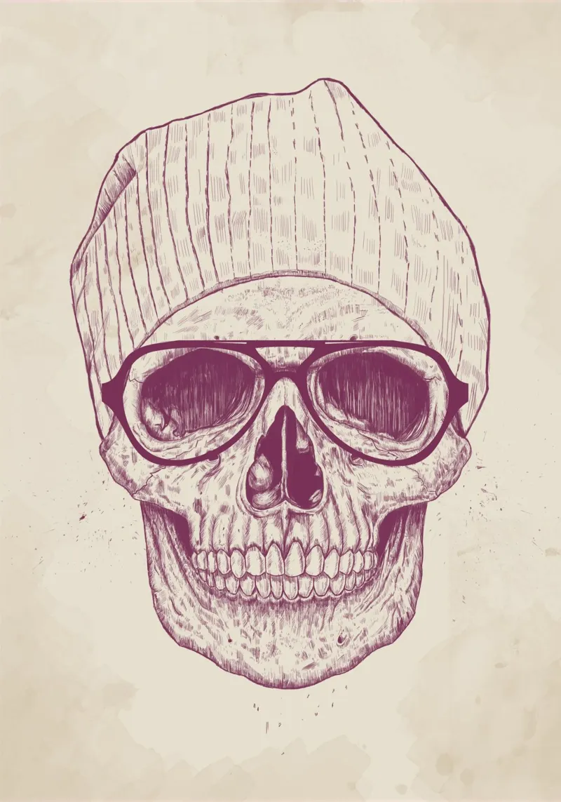 Cool Skull pellicola backlit da Balazs Solti