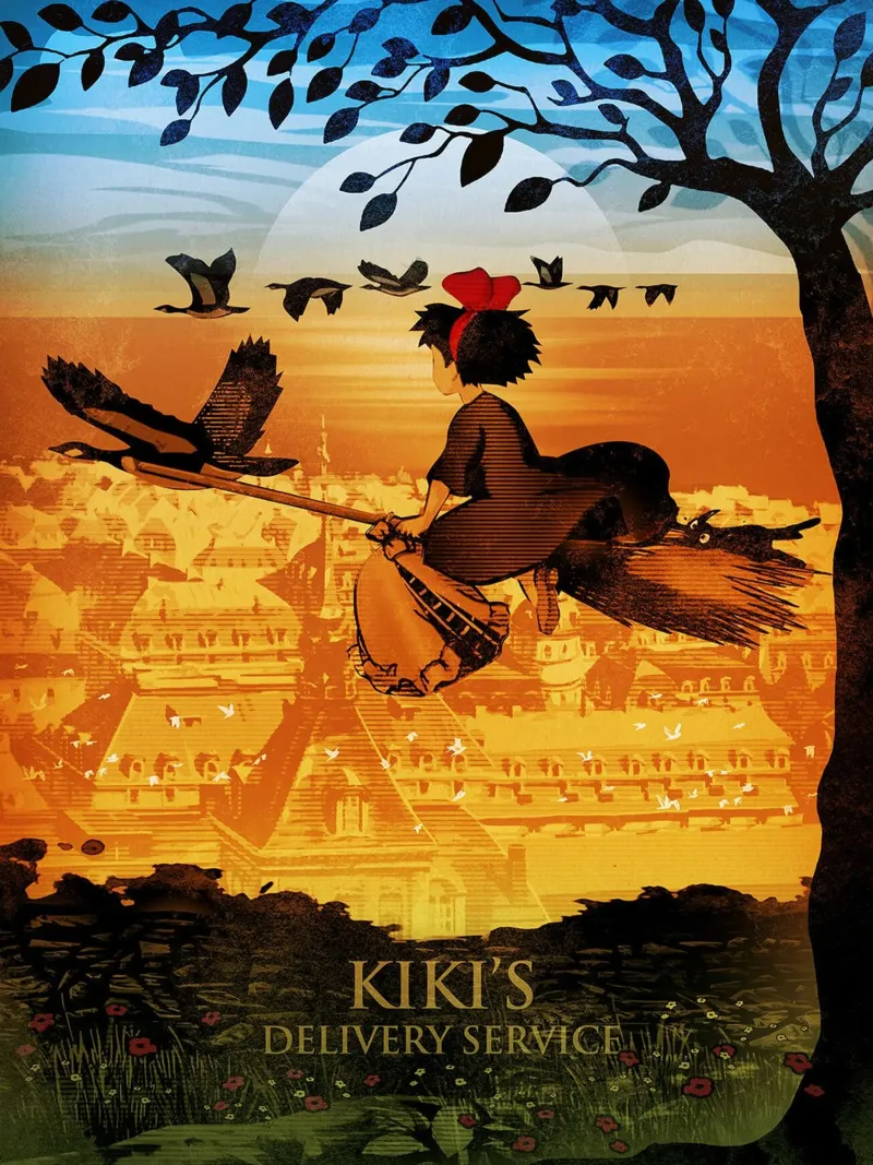 Il servizio di consegna di Kiki poster con telaio in alluminio da Junior Harrington