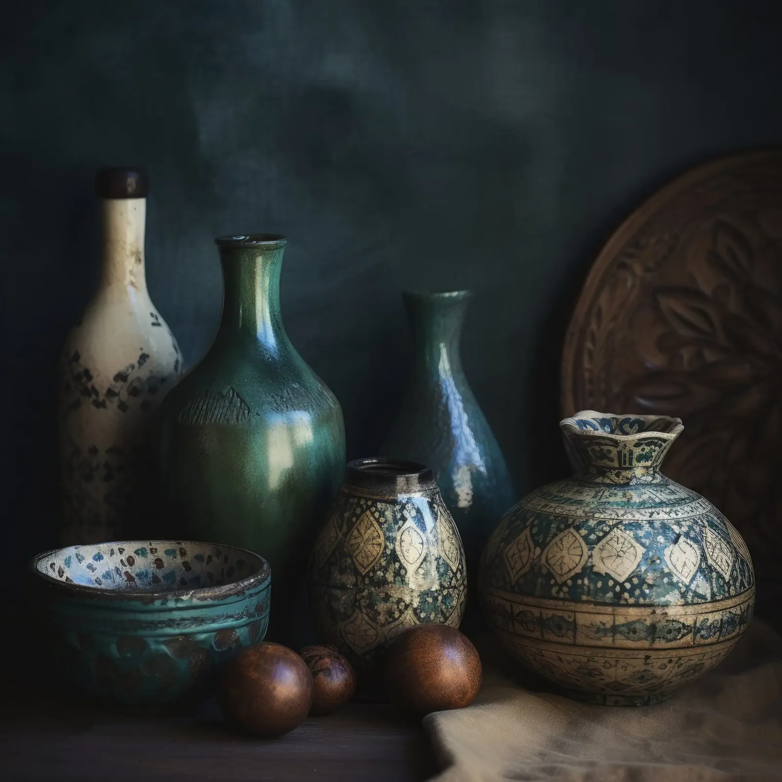 Moroccan Still Life No 4 carta hahnemühle da treechild