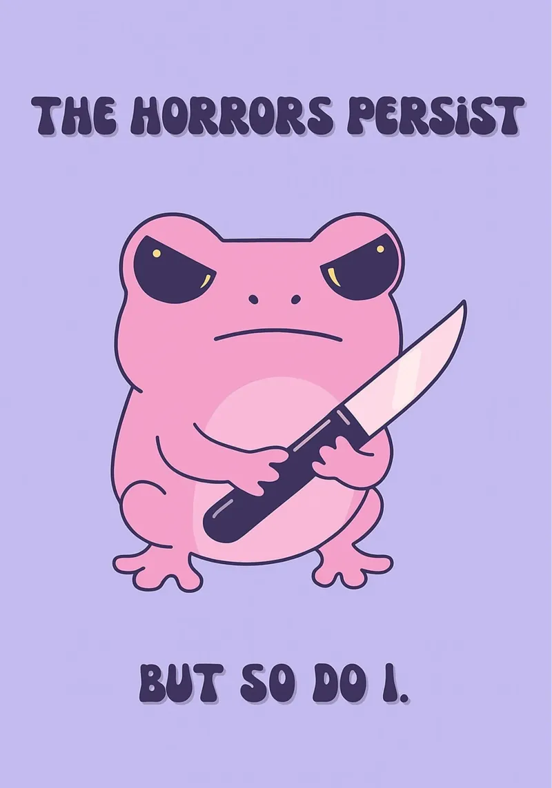 l'orrore persiste poster da mompunks