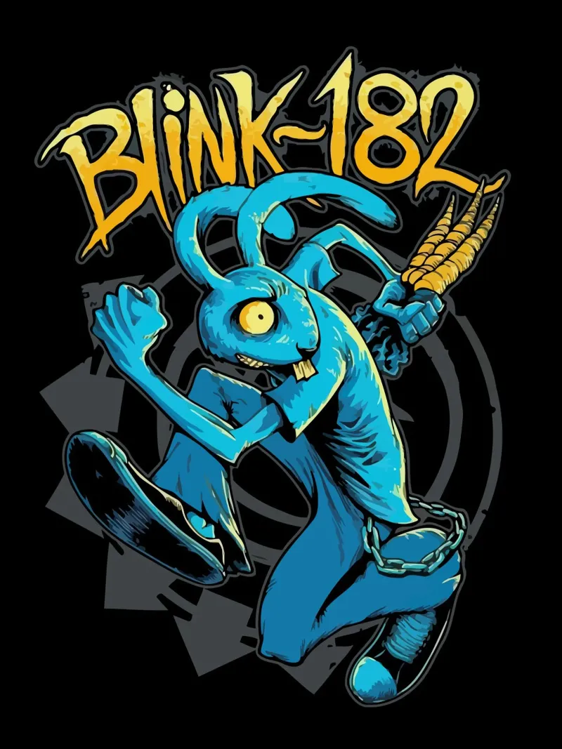 Blink 182  Rabbit poster da Musadad Shop