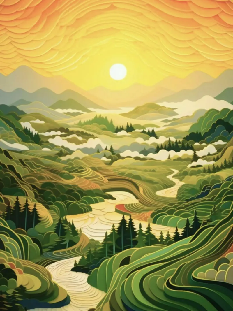 space field poster con telaio in alluminio da melts