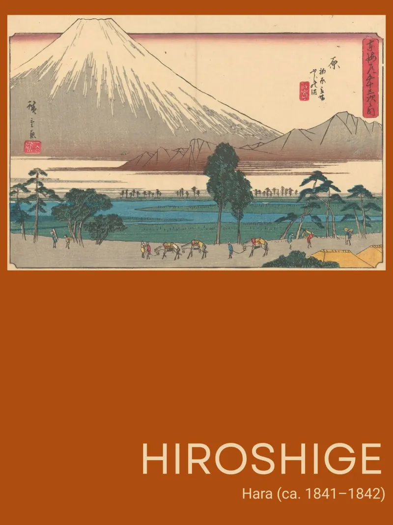 Hiroshige - Hara - poster poster da the red studio