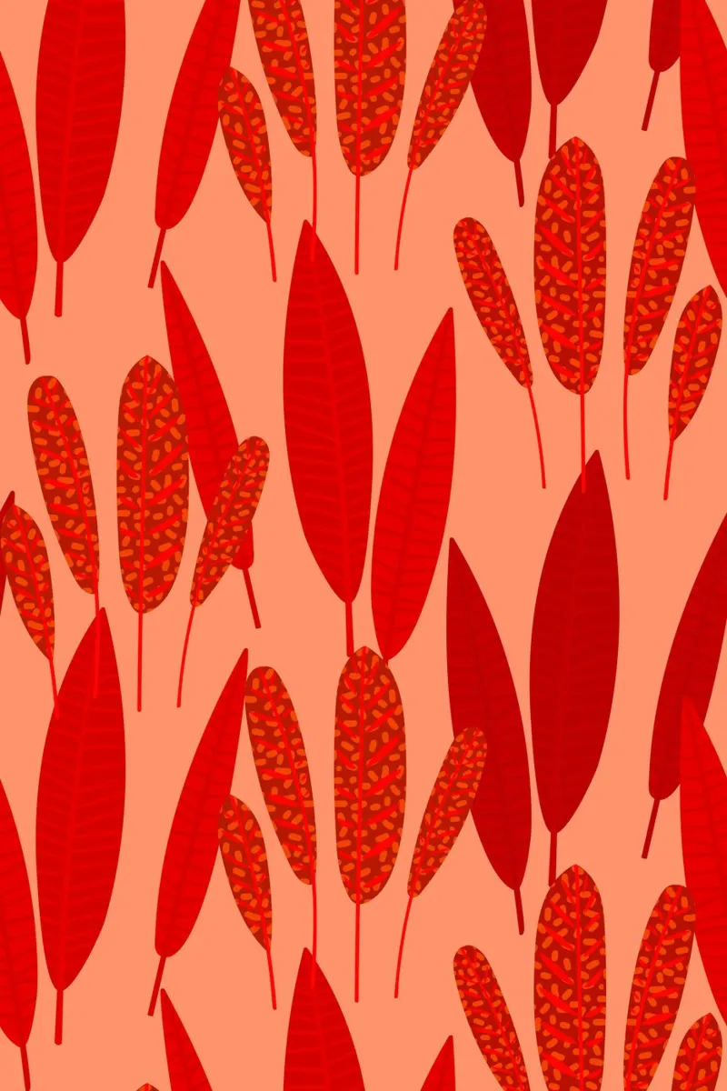 Neo Tropical Rosso mattone poster da SilverPegasus