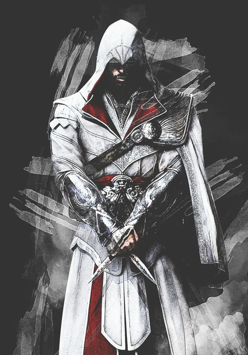 gioco assassin's creed Hero tela con Cornice a cassetta da Ad Nna Rock