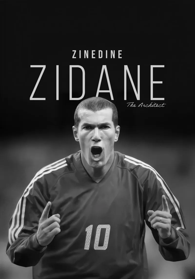 Zidane The Architect poster con telaio in alluminio da NextPixel