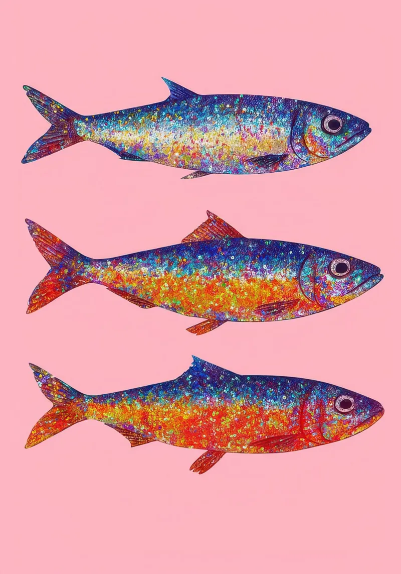 Disco Sardines poster da Attaboy Dsgn