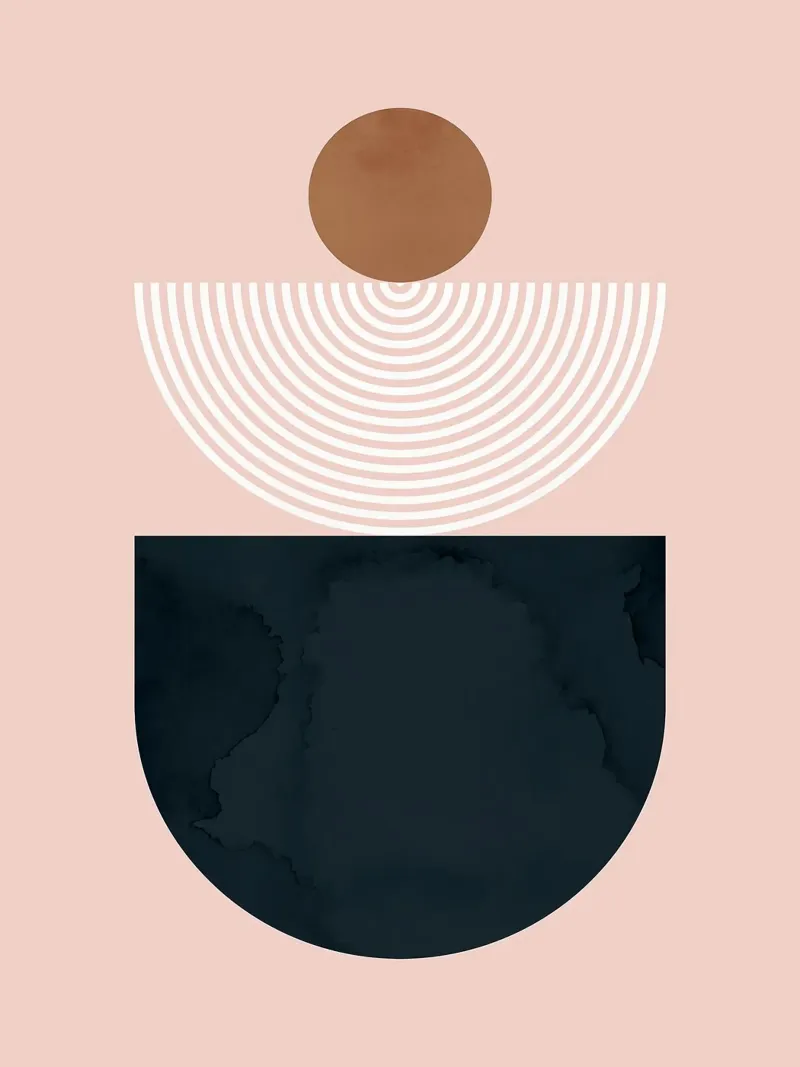 Astratto e geometrico poster da Maria Lang